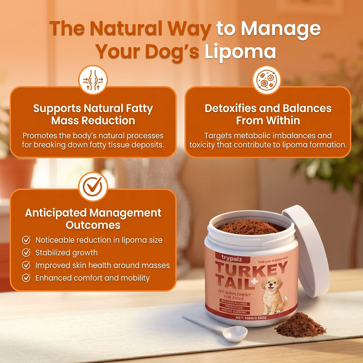 Turkey Tail Probiotic Blend - Shrink Those Lumps Naturally