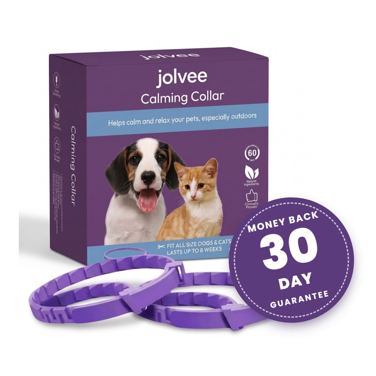 Backed by a 30-day guarantee