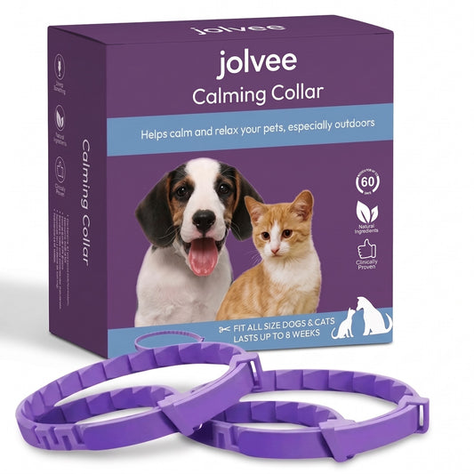 jolvee Calming Collar 2-pack with box